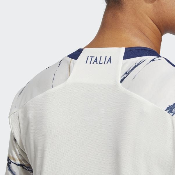 Maillot Extérieur Italie 23 Blanc Adidas