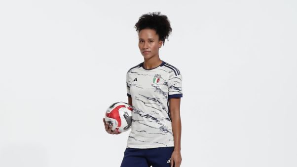 Adidas Italie Maillot Extérieur 23 Blanc