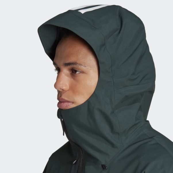 Veste De Snow Adidas Terrex Myshelter 3 Couches Gore Tex Vert