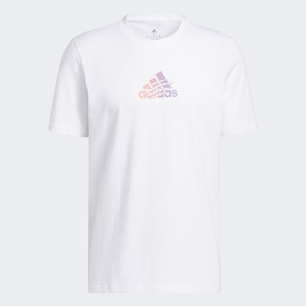T-shirt Graphique Adidas Power Blanc