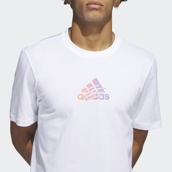 T-shirt Graphique Adidas Power Blanc