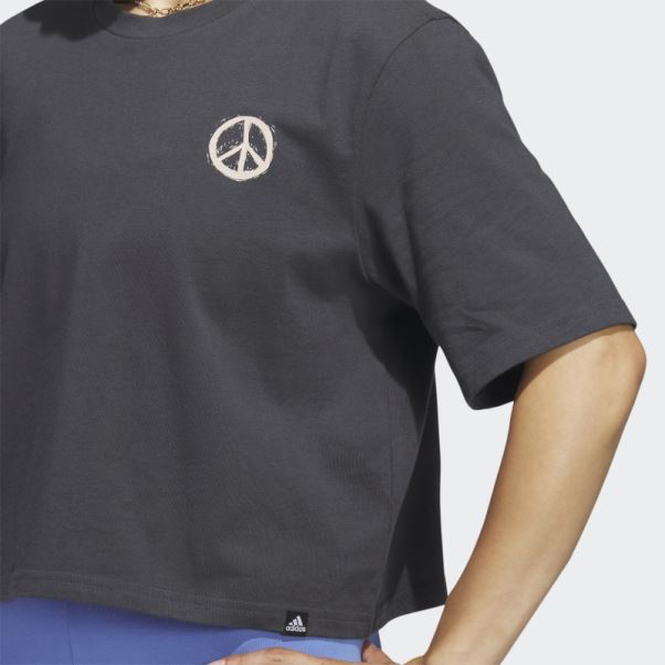 T-shirt Court Adidas Los Angeles Carbon Fashion