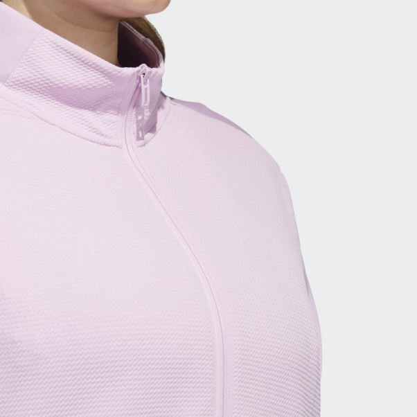 Veste Texturée Lilas Entièrement Zippée (grande Taille) Adidas