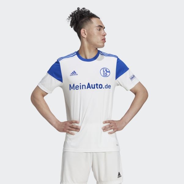 Maillot Exterieur Fc Schalke 04 22/23 Blanc Adidas