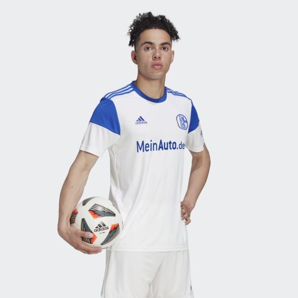 Maillot Exterieur Fc Schalke 04 22/23 Blanc Adidas