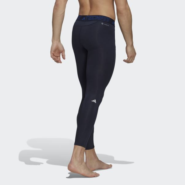 Collants Longs Techfit Training Encre Adidas
