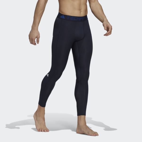 Collants Longs Techfit Training Encre Adidas