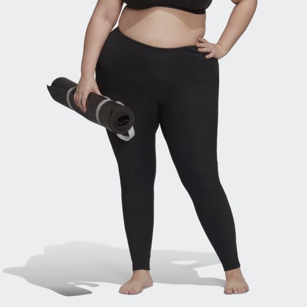 Legging Taille Haute Adidas Yoga Essentials Noir (grande Taille)