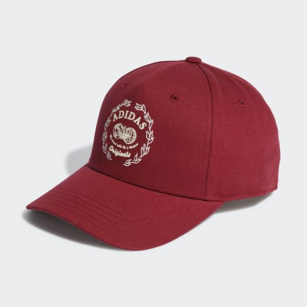 Hack The Archive Casquette De Baseball Adidas Bordeaux