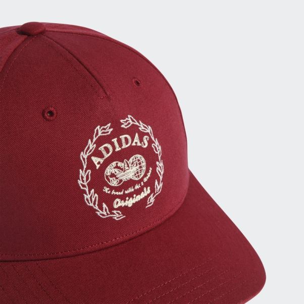 Hack The Archive Casquette De Baseball Adidas Bordeaux