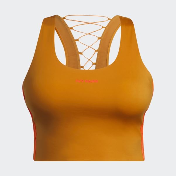 Soutien-gorge à Lacets Dans Le Dos (grande Taille) Adidas Focus Orange