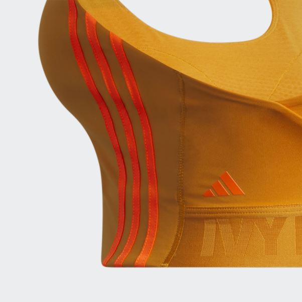 Soutien-gorge à Lacets Dans Le Dos (grande Taille) Adidas Focus Orange