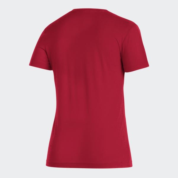 T-shirt Mélangé Adidas Mel Canadiens Rouge