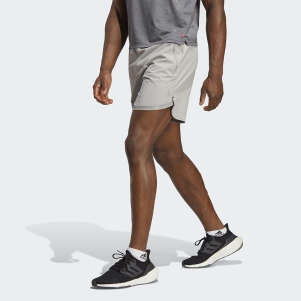 Adidas Mgh Solid Grey Conçu Pour L'entraînement Short D'entraînement En Cordura