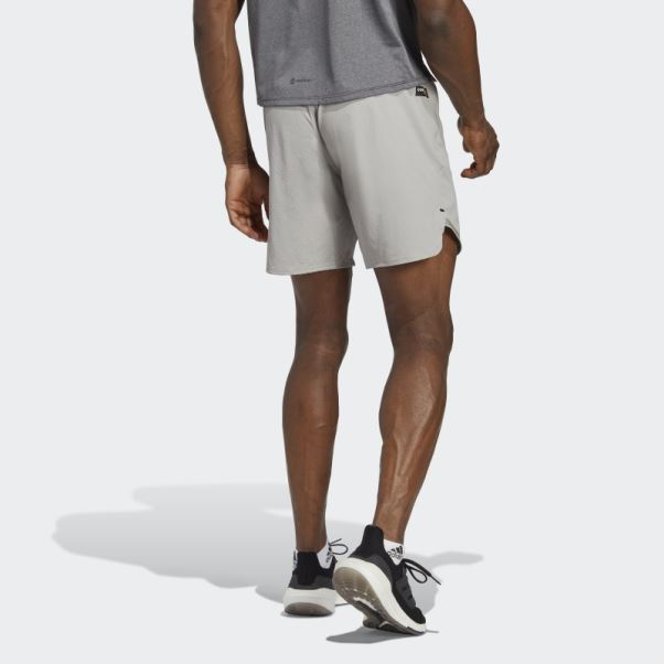 Adidas Mgh Solid Grey Conçu Pour L'entraînement Short D'entraînement En Cordura