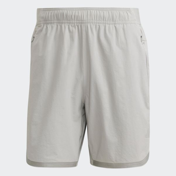 Adidas Mgh Solid Grey Conçu Pour L'entraînement Short D'entraînement En Cordura
