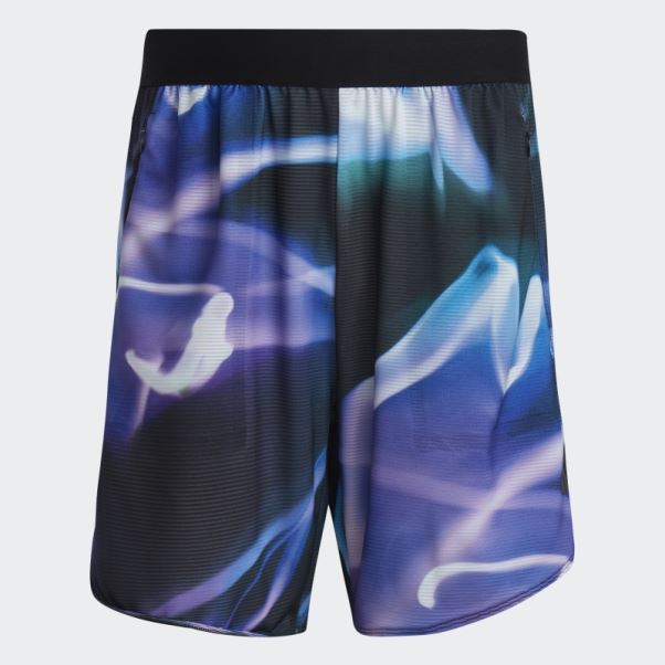 Violet Conçu Pour L'entraînement Short D'entraînement à Imprimé Heat.rdy Hiit Adidas