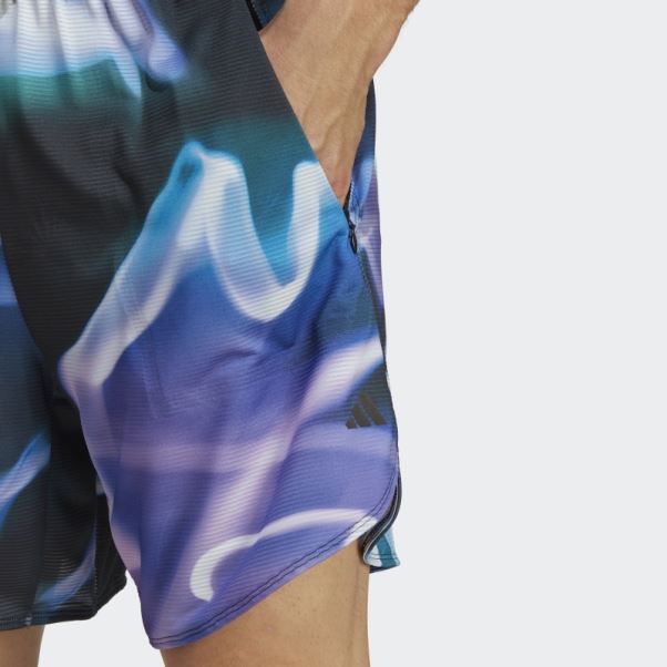 Violet Conçu Pour L'entraînement Short D'entraînement à Imprimé Heat.rdy Hiit Adidas