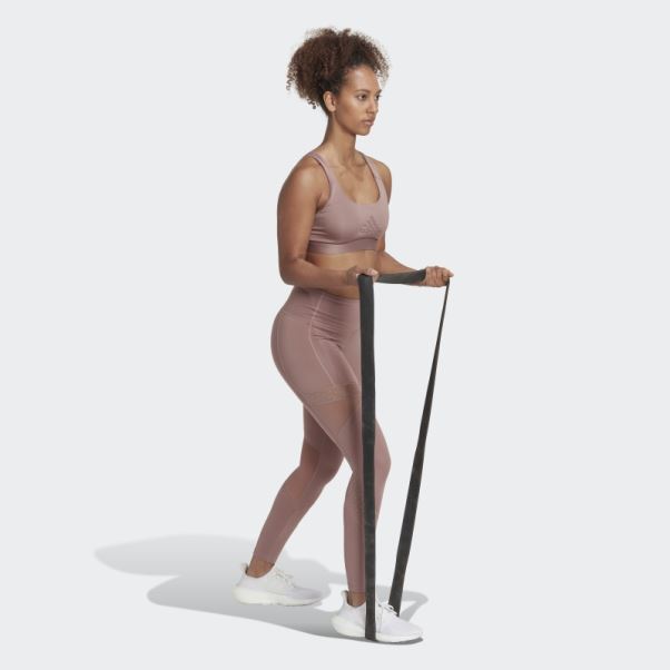 Soutien-gorge De Circuit à Maintien Moyen Powerreact Training Violet Adidas