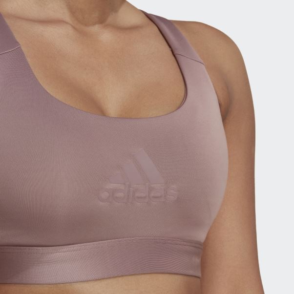 Soutien-gorge De Circuit à Maintien Moyen Powerreact Training Violet Adidas