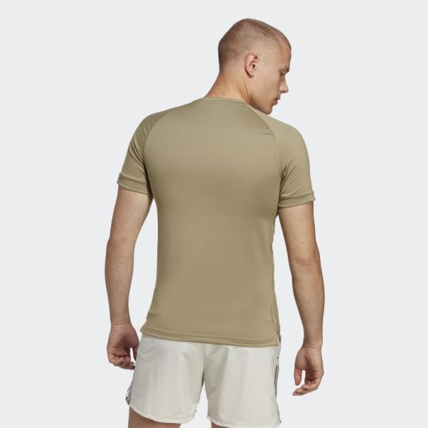 Tee Shirt Alphastrength Orbite Vert Adidas