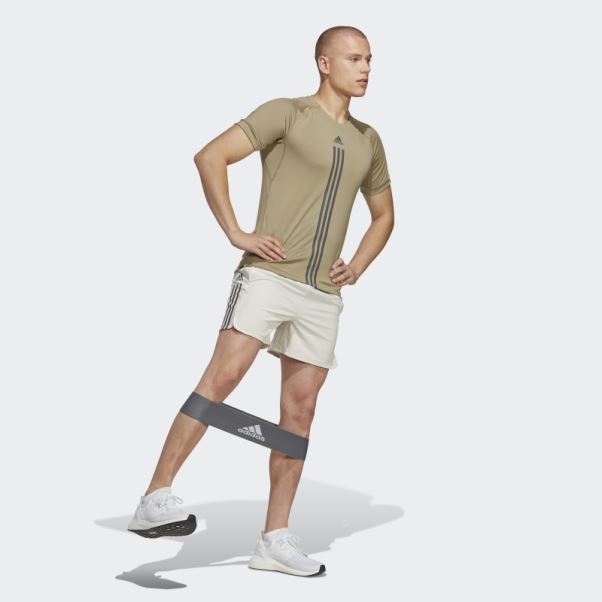 Tee Shirt Alphastrength Orbite Vert Adidas
