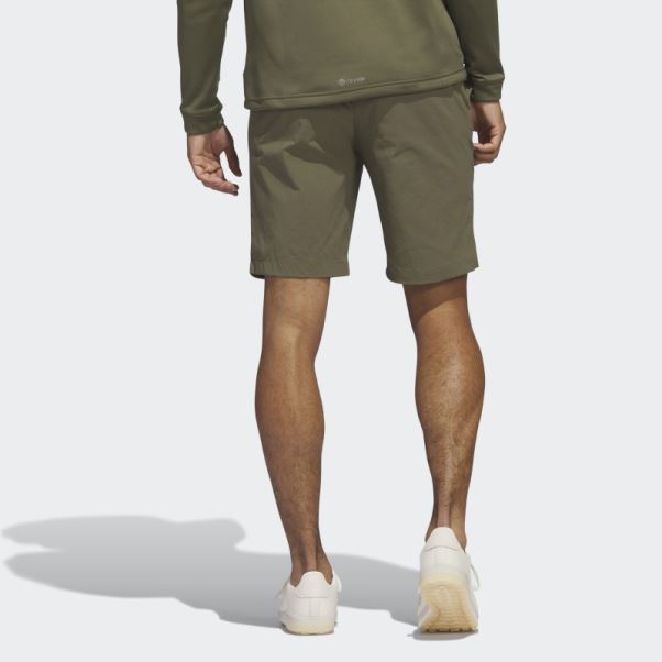 Short De Golf Neuf Pouces Olive Ripstop Adidas