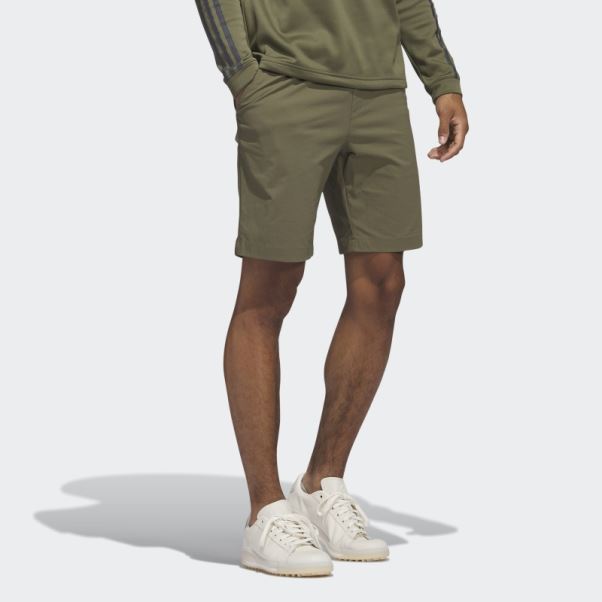 Short De Golf Neuf Pouces Olive Ripstop Adidas