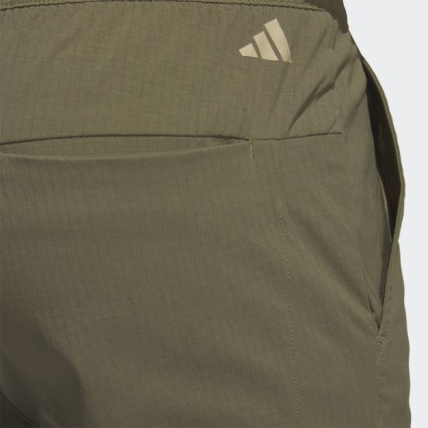 Short De Golf Neuf Pouces Olive Ripstop Adidas