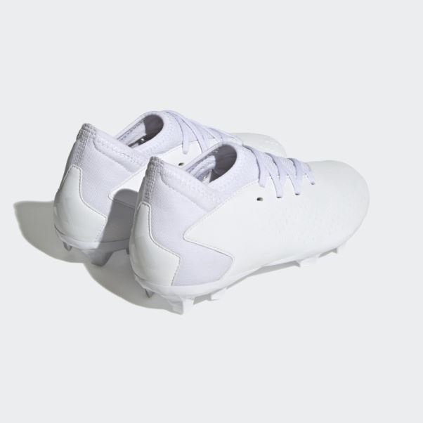 Chaussures Predator Precision.3 Blanches Pour Terrain Sec Adidas
