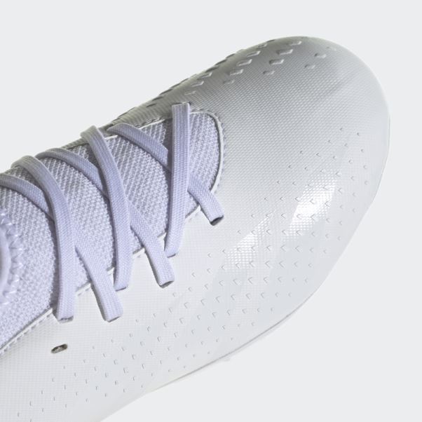 Chaussures Predator Precision.3 Blanches Pour Terrain Sec Adidas