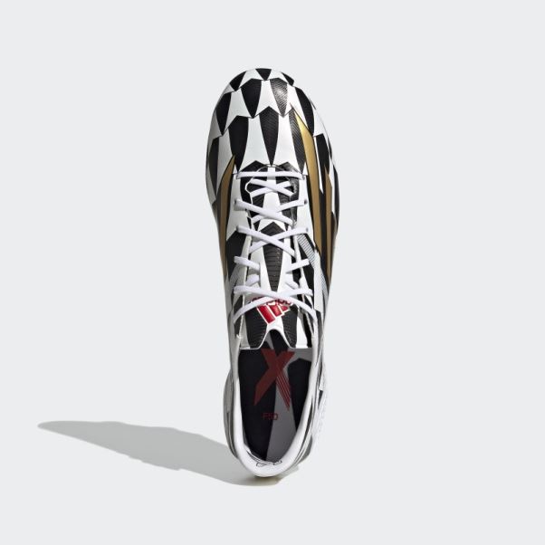 Bottes De Sol Ferme Adidas F50 Adizero Iv Blanc