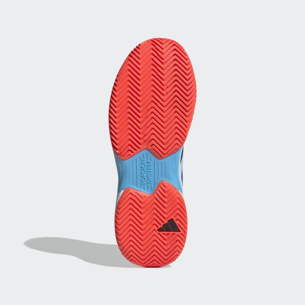 Adidas Courtjam Control Chaussures De Tennis Bleues