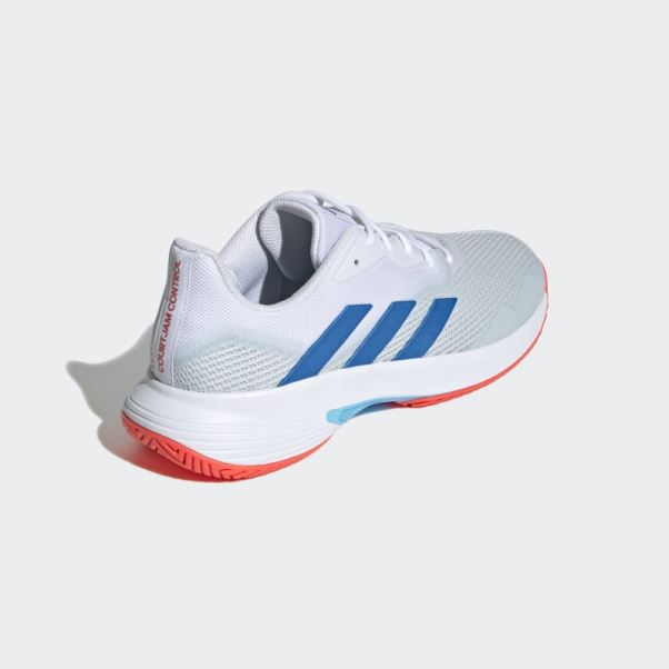 Adidas Courtjam Control Chaussures De Tennis Bleues