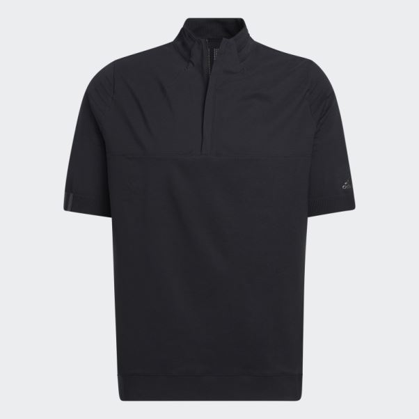 Pull Pull Quart De Zip Primeknit Adidas Noir