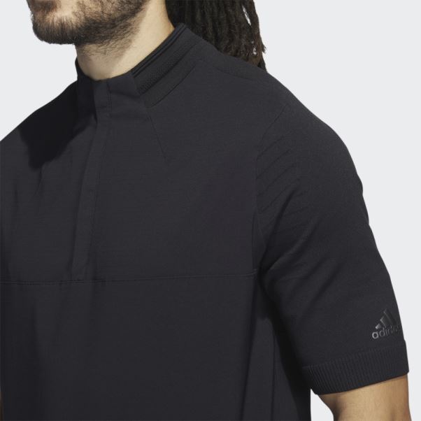 Pull Pull Quart De Zip Primeknit Adidas Noir