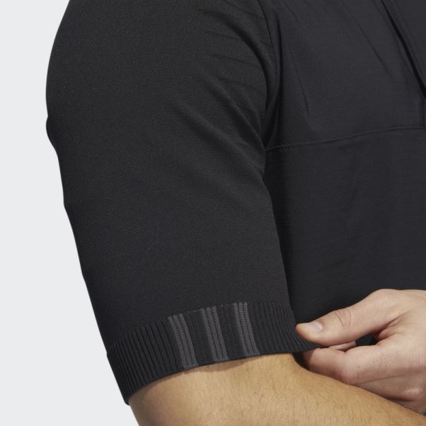 Pull Pull Quart De Zip Primeknit Adidas Noir