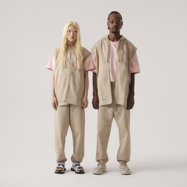 Adidas By Stella Mccartney Sportswear Pantalons De Survêtement (genre Neutre) F Beige Mode