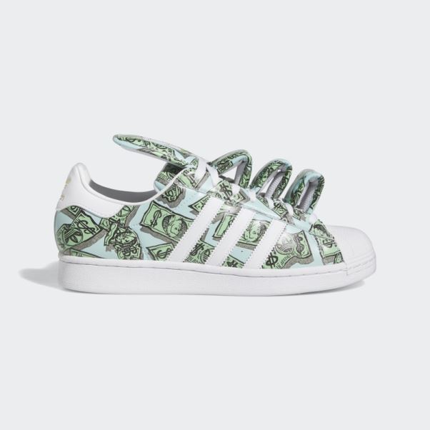 Adidas Jeremy Scott Argent Superstar Chaussures Blanc
