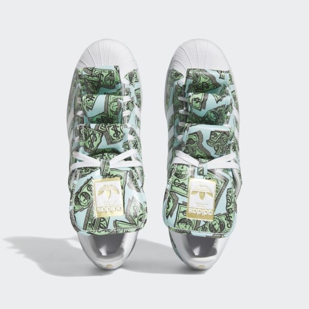 Adidas Jeremy Scott Argent Superstar Chaussures Blanc