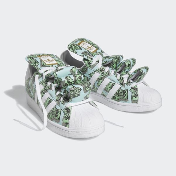 Adidas Jeremy Scott Argent Superstar Chaussures Blanc