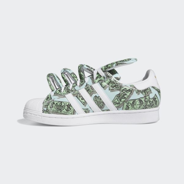 Adidas Jeremy Scott Argent Superstar Chaussures Blanc