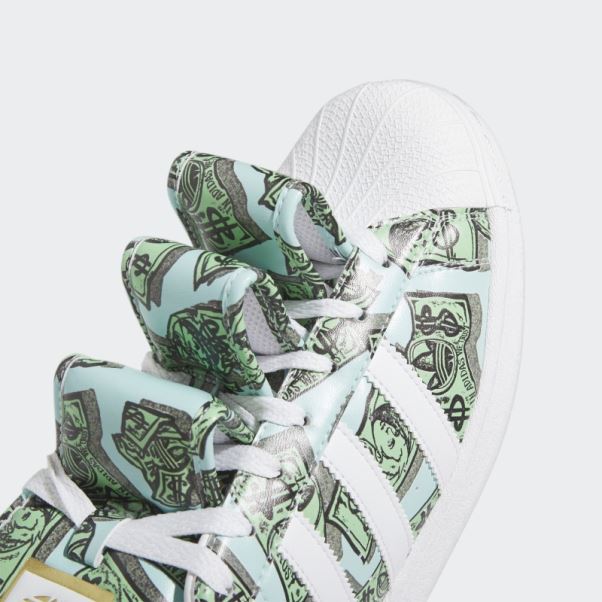 Adidas Jeremy Scott Argent Superstar Chaussures Blanc