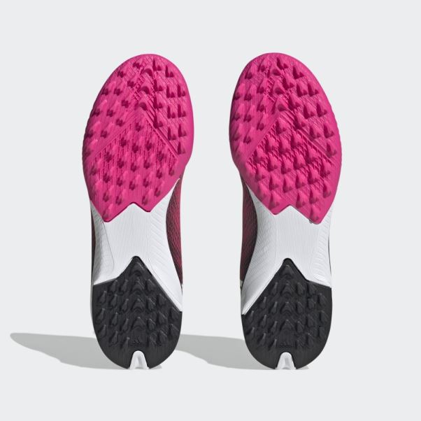 Adidas X Speedportal.3 Turf Sans Lacets Roses