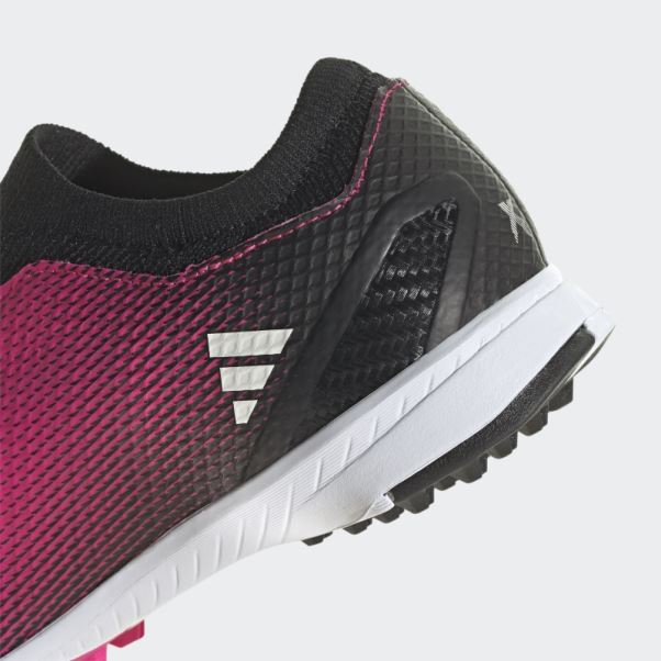 Adidas X Speedportal.3 Turf Sans Lacets Roses