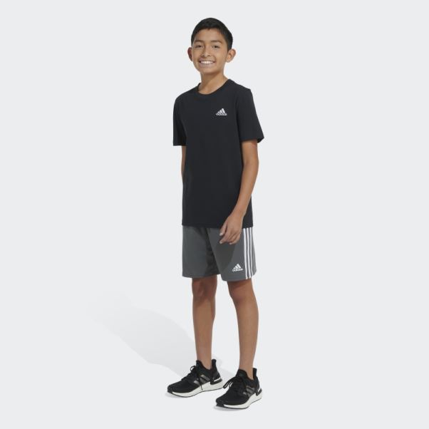 Tee Shirt Logo Emb Essentiel Adidas Noir