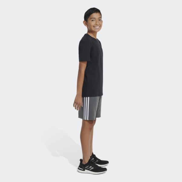 Tee Shirt Logo Emb Essentiel Adidas Noir