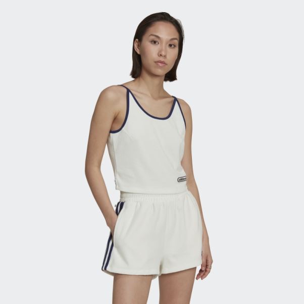 Débardeur Court En éponge Adidas Non Teint