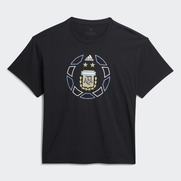 T-shirt Oversize Coupe Du Monde Argentine (taille Plus) Adidas Noir