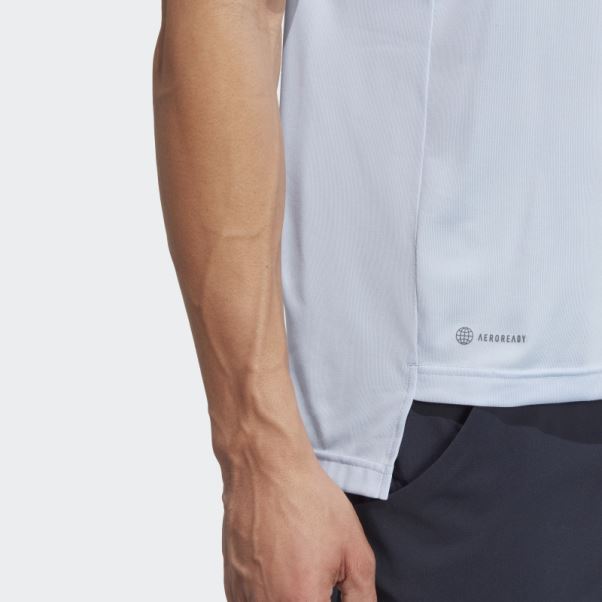 T-shirt Adidas Terrex Multi Bleu Aube